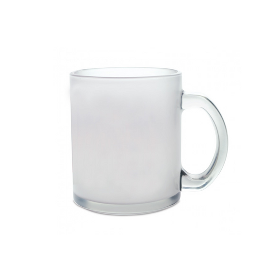 Glastasse gefrostet
