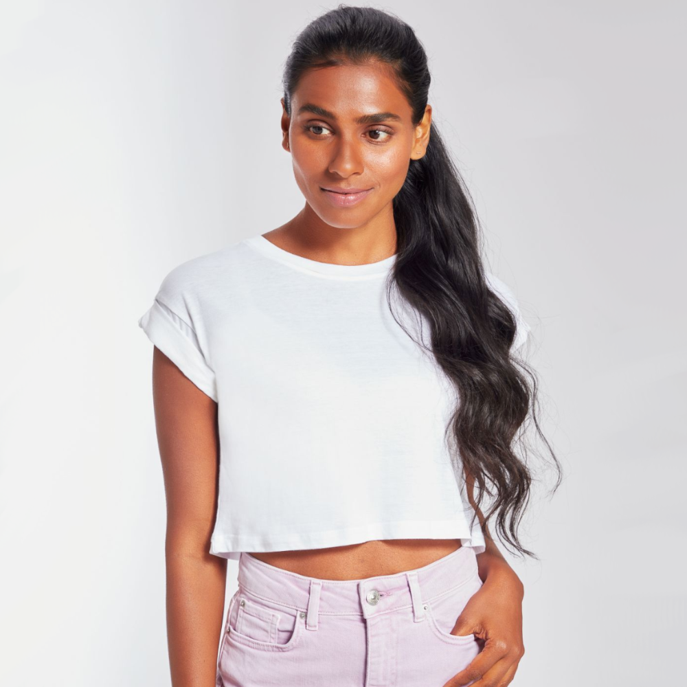 Premium Crop Top bedrucken - T-Shirt
