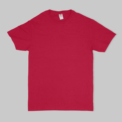 Budget T-Shirt bedrucken - S / Brick Red
