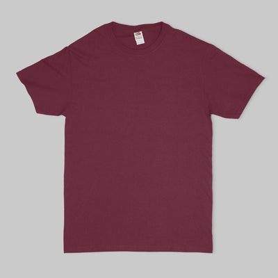 Budget T-Shirt bedrucken - S / Burgundy