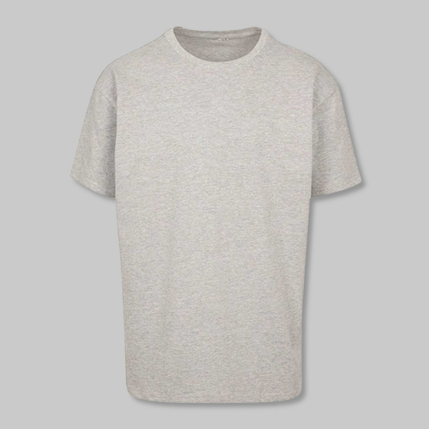 Oversized T-Shirt bedrucken - Grau (meliert) / S